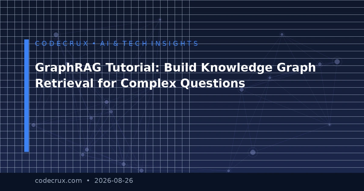 GraphRAG Tutorial: Build Knowledge Graph Retrieval for Complex Questions
